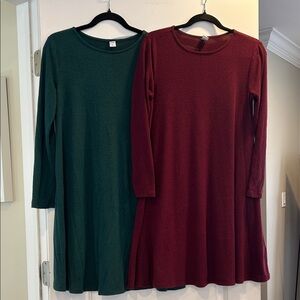 Old Navy Women’s Long Sleeve Swing Dresses